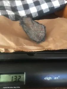 Piedra imán magnética natural magnetita mineral 13,2 oz piedra curativa áspera Utah 3" - Imagen 1 de 12