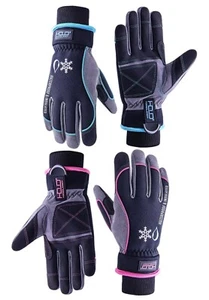 Skihandschuhe Winter Wasserdicht Thermo Handschuhe Winddicht Warm Touchscreen - Bild 1 von 20