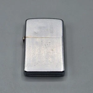 Zippo Lighter 1937-1950 Pat. 2032695 Blank Stainless Steel Bradford PA USA Vtg - Picture 1 of 9