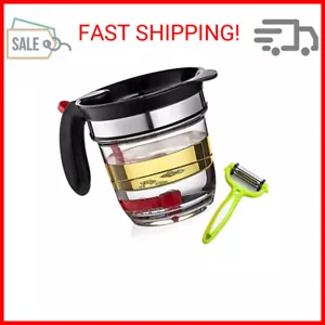 Fat Separator With Bottom Release - Food Strainers,Oil Separator with Strainer 4 - Picture 1 of 2