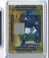 2023 Panini Chronicles LA Dodgers Diego Cartaya Gold Standard Swatch card /99