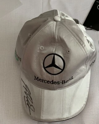 Michael Schumacher (Germany) signed Mercedes official cap + COA & Photo proof  - Image 1 of 3