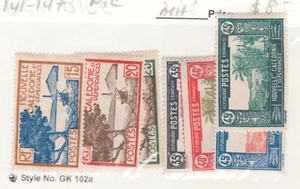 New Caledonia Scott# 141-147 MH - Picture 1 of 1