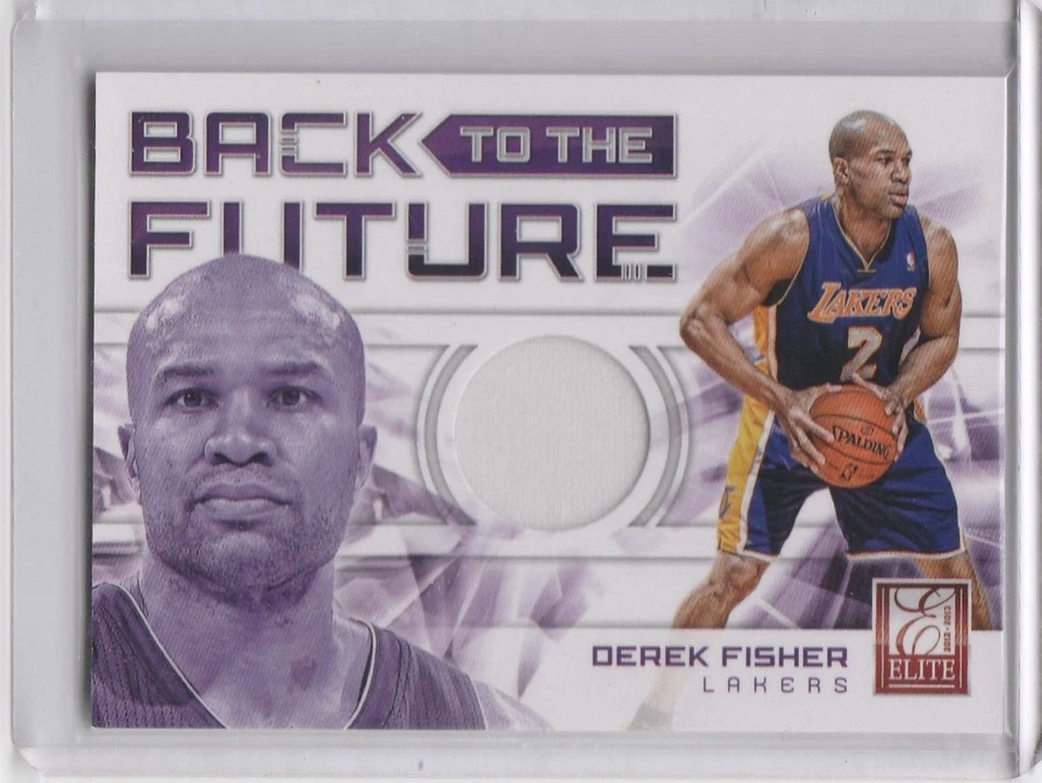 2012-13 Elite Back to the Future Materials Derek Fisher #20 - Image 1 of 2