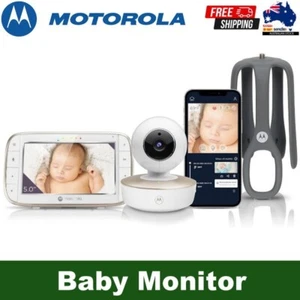 Motorola Connect Secure 5" Portable Wi-Fi Video/Audio Baby Monitor w/ Crib Mount - Picture 1 of 19