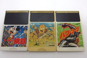 PC Engine Games lot of 3 as is official HUCARD NTSC-JPN - Picture 1 of 2