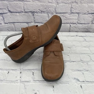 Hotter Comfort Sugar hellbraune Damengröße 11 Leder-Loafer Schuhe England Hakenschlaufe - Bild 1 von 15