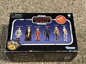 Star Wars Retro Collection PHANTOM MENACE Target EXCLUSIVE 6 Figure Set NEW!