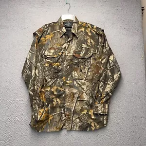 Winchester Button Up Shirt Mens XL Green Realtree Camo Vented Outdoor Hunting - Picture 1 of 12