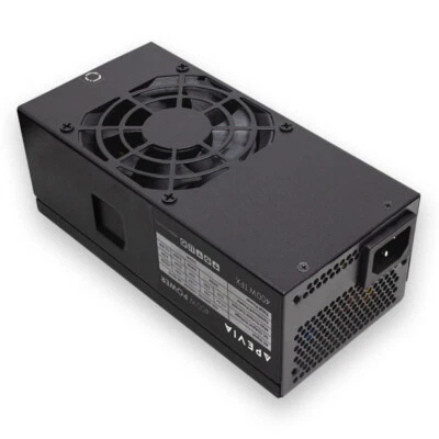 Apevia 400Watt 80mm Fan Black  FLEX ATX Power Supply, TFX-PFC400W - Image 1 of 4