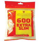 6000 PALMER EXTRA SLIM końcówki filtra papierosów 10x 600 końcówek zamykana duża torba