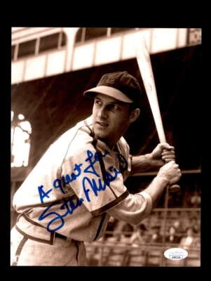Stan Musial JSA Coa Signed  8x10 Photo Autograph Cardinals - Image 1 of 3