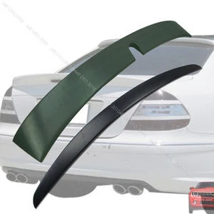 Fits Mercedes Benz W203 C Type Trunk Spoiler + L Type Roof Spoiler Matte Black - Picture 1 of 1