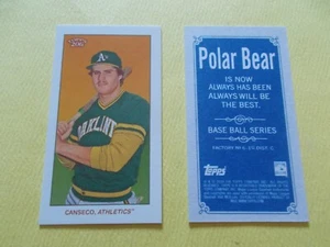 2020 Topps 206 - Jose Canseco - Polar Bear /33 SP- series wave 5 Oakland A's💪🔥 - Picture 1 of 1