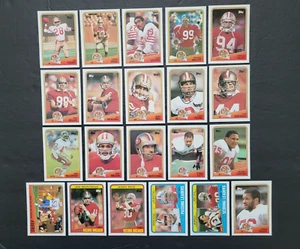 49ers TEAM SET 1988 TOPPS FOOTBALL CARDS mit Montana & Rice Leaders RB NrMt-MINT - Bild 1 von 3