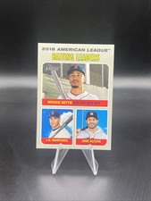 2019 Topps Heritage Base #62 Jose Altuve Mookie Betts J.D. Martinez