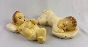 Sehr alte Porzellan Baby Puppe Hängefiguren Antik Vintage 1121 - Bild 1 von 11