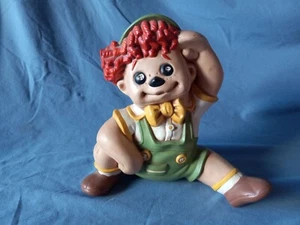 Raggedy Andy Hand painted porcelain Bryon Mold 1970s - Picture 1 of 1