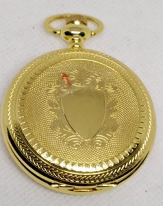 VON HATTENBERG Men's Gold Tone Full Hunter Collectible Pocket Watch-VGC Working - Picture 1 of 4