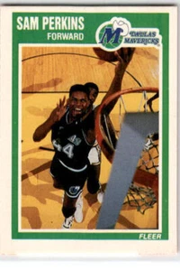 1989 Fleer #36 Sam Perkins Dallas Mavericks - Picture 1 of 2