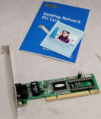 Belkin F5D5000 32 Bit PCI Desktop Network Card With Papers - Image 1 of 4