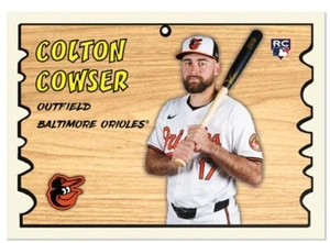 2024 Colton Cowser TBT Throwback Thursday 1959 Topps Wacky Plaks Set 23 ORIOLES - Bild 1 von 1
