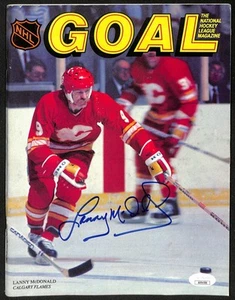 Lanny McDonald Calgary Flames Signed 1993 Beckett Magazine JSA 197153 - Picture 1 of 2