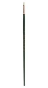 1001 Grand Prix Flat Brush for Oil Paintings Size 0 Long Handle - Picture 1 of 8