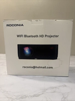 Roconia 150" Class FHD (1080p) LED Projector Movie Video Home Theater w/ Screen - Image 1 of 4