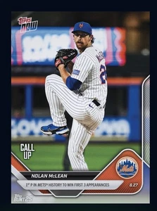 2025 TOPPS NOW - Win first 3 Apperances RC -NOLAN MCLEAN (TOPPS Bunt DigitaICard - Picture 1 of 1