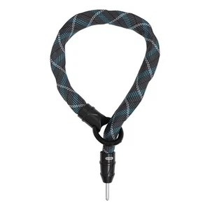 New Abus IvyTex Adaptor Chain 8KS Frame Lock Chain 8mm 100cm 3.3' Crossing Grey - Picture 1 of 1