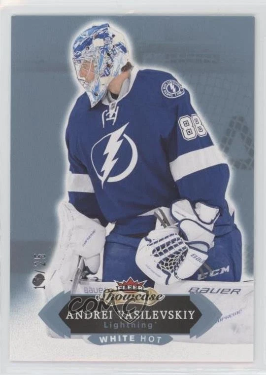 2016-17 Upper Deck Fleer Showcase White Hot /25 Andrei Vasilevskiy #69 - Image 1 of 2