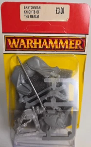 Warhammer Bretonnian Knights of the Realm Knight Metal - NEW RARE OOP - Foto 1 di 2
