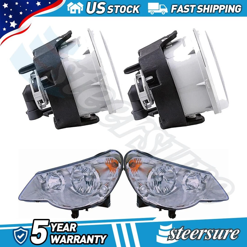 Conjunto de faros antiniebla izquierdo derecho para Chrysler Sebring 2007-2008 Foto 1 de 4