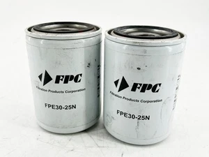 New Lot of 2 FPC FPE30-25N Spin On Hydraulic FIlter Element - No Box - Picture 1 of 4