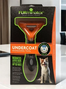 FURminator Sottopelo DeSHEDDING Strumento per Cani di Media Taglia (25-50 libbre) Pelo Corto/Lungo - Foto 1 di 15