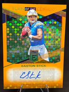 2019 Donruss Elite Easton Stick Auto RC Orange /25 Turn of the Century - Bild 1 von 2