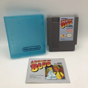A Boy and His Blob NES Nintendo Game Cartridge + Manual Authentic W/ Case Tested - Picture 1 of 16