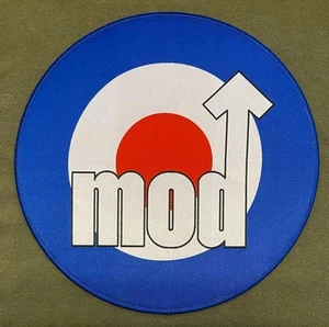 SCOOTER MOD PATCH - XL UP ARROW TARGET PATCH - FOR PARKA ETC - 8" - 200mm dia - Picture 1 of 1