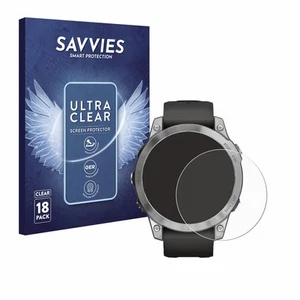 18x Folie für Garmin Fenix 7 (47 mm) Schutzfolie Displayschutz Display Klar - Zdjęcie 1 z 11