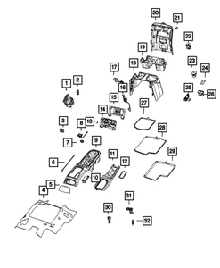 Genuine Mopar Indicator 04670720AB - Picture 1 of 3