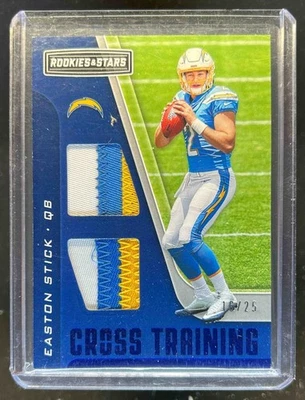 2019 Panini Rookies & Stars Easton Stick Cross Training Patch Prime RC #16/25 - Image 1 of 2