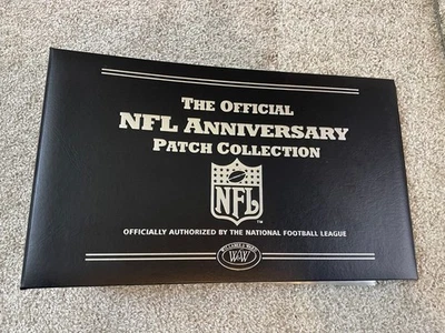 Willabee & Ward NFL Anniversary Patch Collection Binder w/ 7 Patches - Image 1 of 4