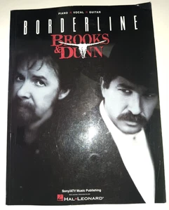 Brooks & Dunne Borderline Piano Vocal Guitar Songbook Paperback - Foto 1 di 4