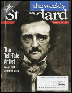 SEP 28 2009 THE WEEKLY STANDARD, THE TELL-TALE ARTIST, EDGAR ALLEN POE AT 200 - Picture 1 of 1