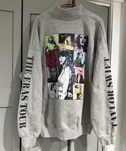 Sudadera Taylor Swift The Eras Tour TTPD Oficial Exclusiva Cuarto Cremallera Talla L - Imagen 1 de 11