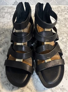 sofft schwarze Keilsandaletten - Bild 1 von 15