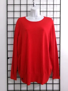 BUSTO "NUEVO" BELLE KIM / GRAVA 🌸 TALLA XL / 46"==ROJO / CUELLO REDONDO / SUÉTER - Imagen 1 de 7