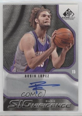 2009-10 SP Game Used Significance Auto Robin Lopez #S-RL Auto - Image 1 of 2