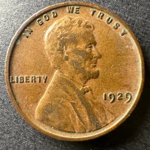 1929 Lincoln Wheat Cent Light Wear - Picture 1 of 4